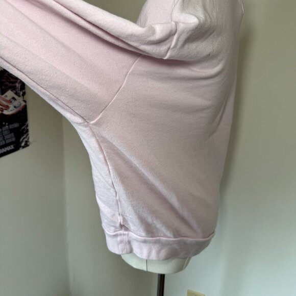 Teddy Fresh Embroidered Baby Pink Western Collared Crew Neck Sweatshirt - Picture 10 of 13